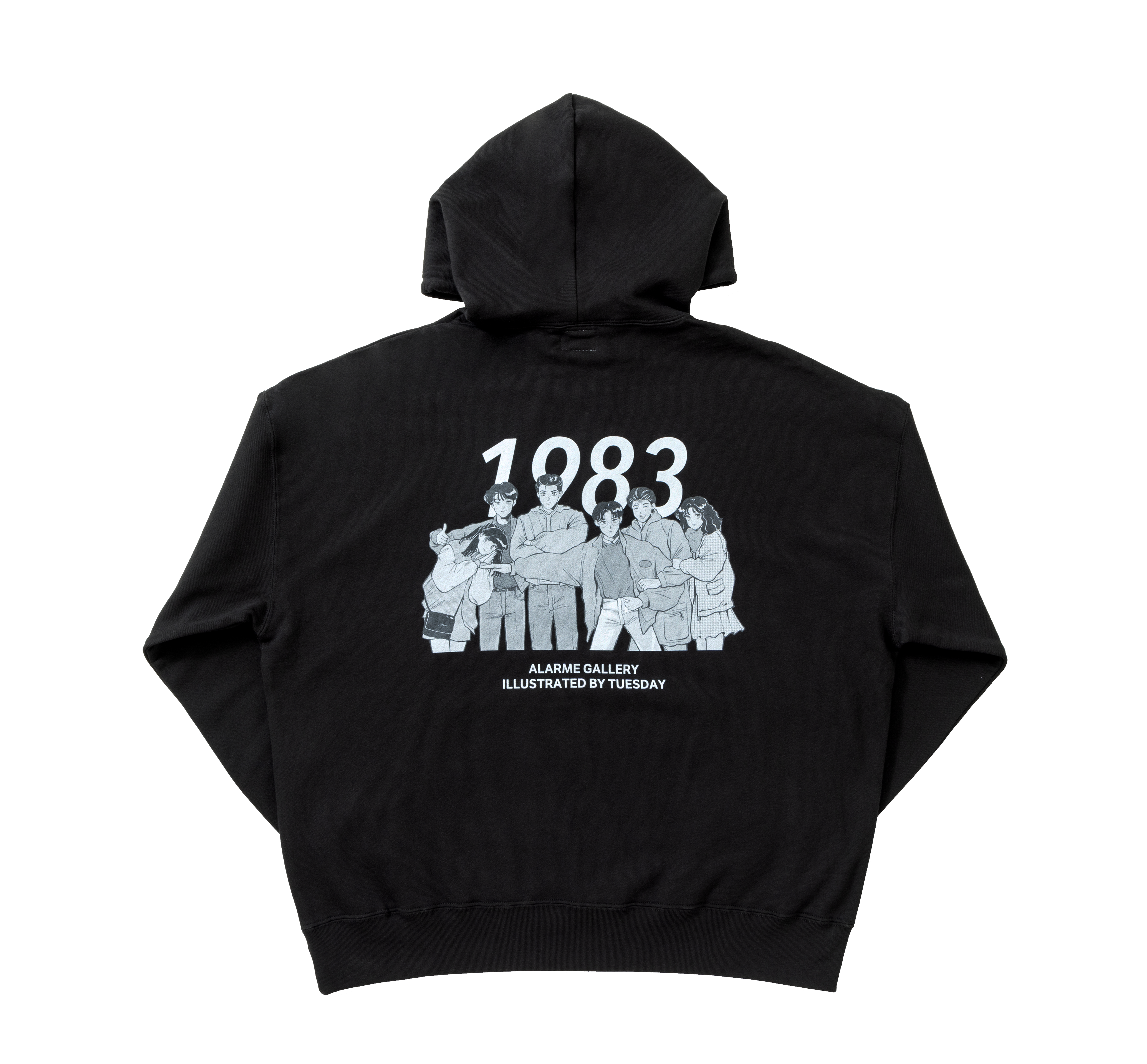 1983 Hoodie (Oversized) – ALARME GALLERY 1983 Hoodie (Oversized) – ALARME GALLERY