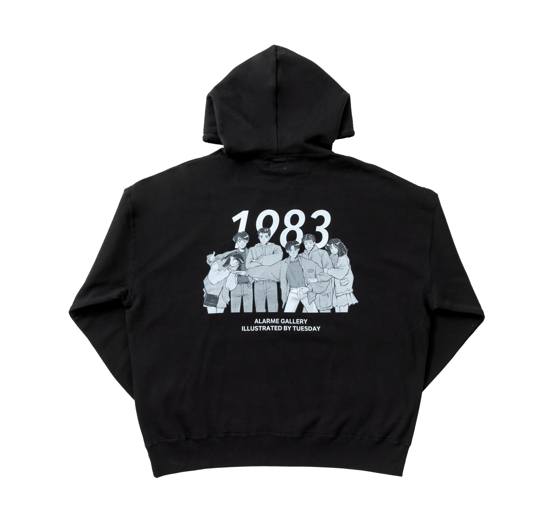 1983 Hoodie (Oversized) – ALARME GALLERY