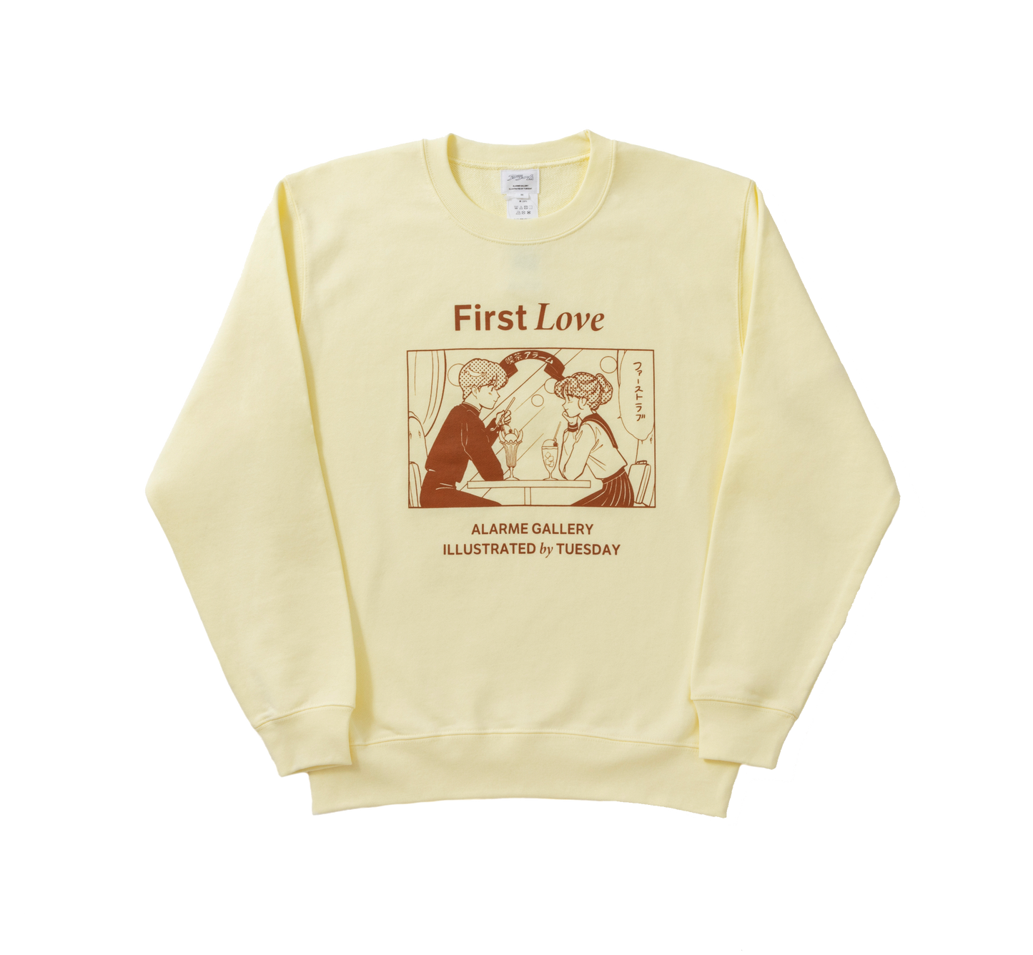 First Love Sweatshirt / ALARME × TUESDAY