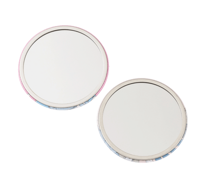 Miroir à main rond / ALARME × MARDI