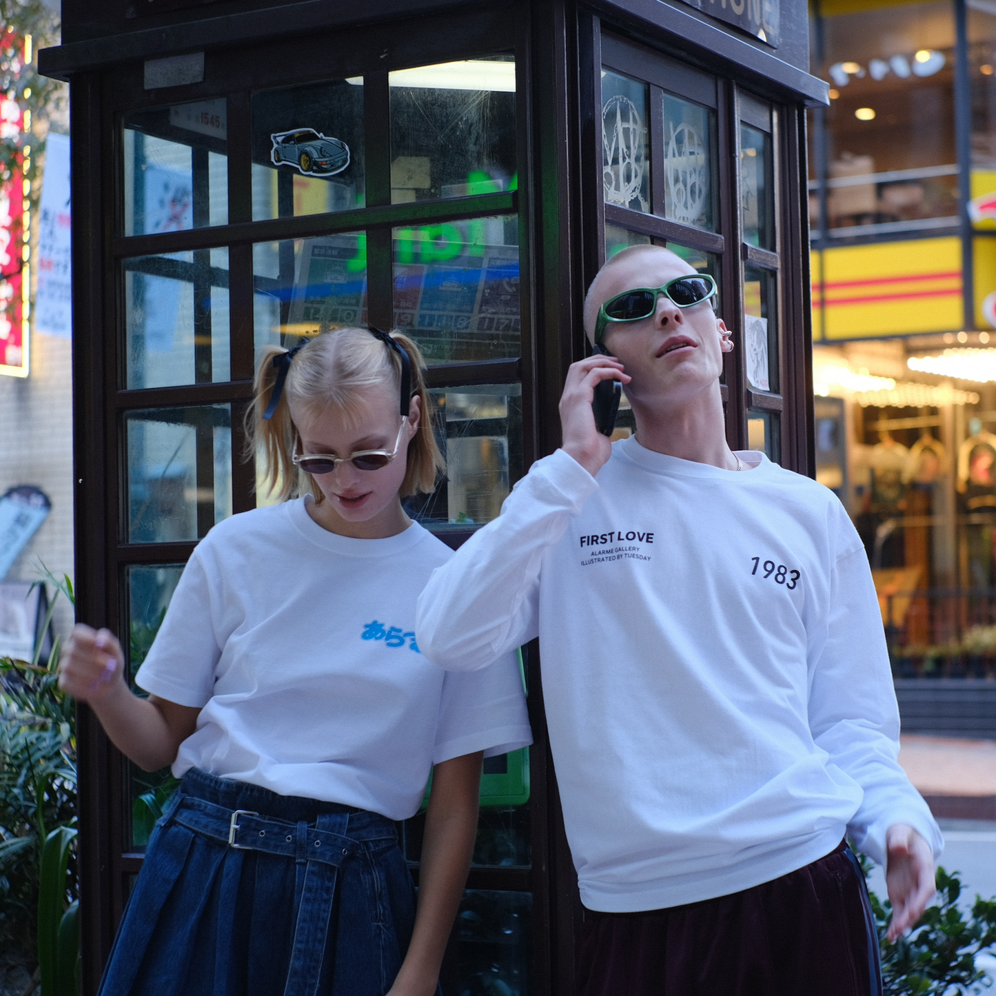 Couple Long sleeve Tee / ALARME × TUESDAY