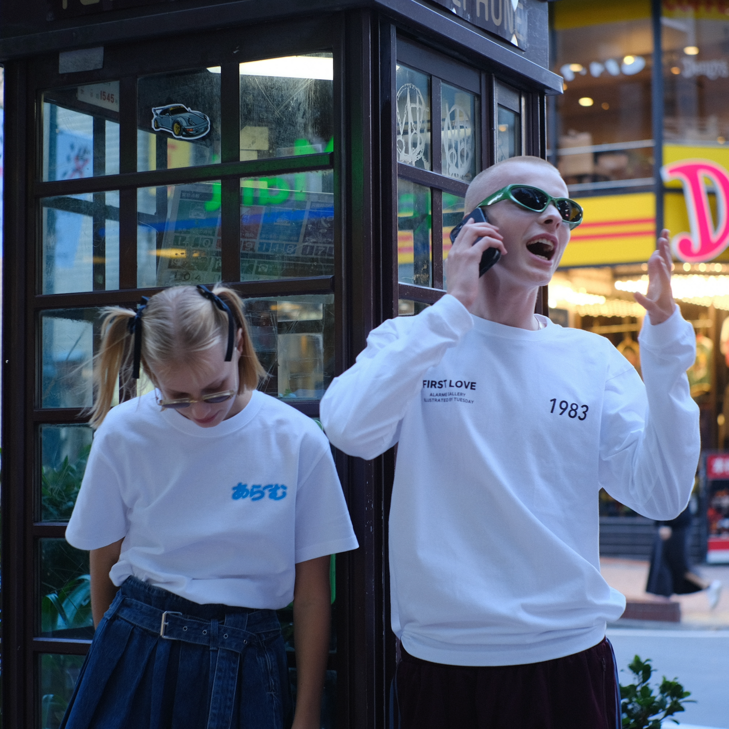 Couple Long sleeve Tee / ALARME × TUESDAY