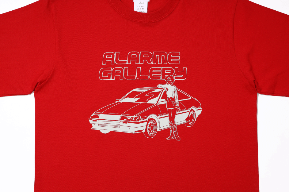 【受注生産】Car Tee (Front Print) / ALARME × TUESDAY