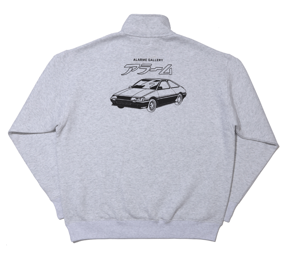 【受注生産】Car Half Zip Sweatshirt / ALARME × TUESDAY