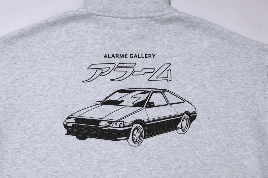 【受注生産】Car Half Zip Sweatshirt / ALARME × TUESDAY