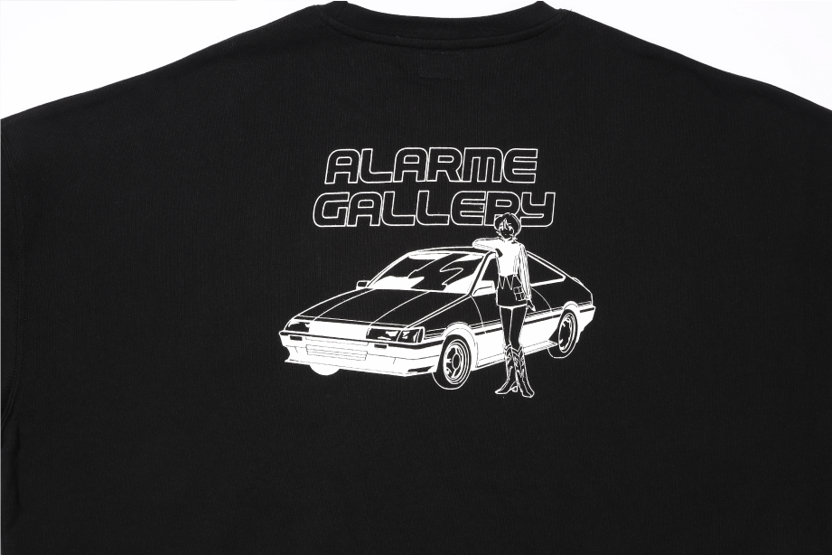 【受注生産】Car Sweatshirt / ALARME × TUESDAY