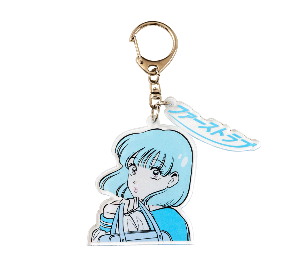 The girl Key chain