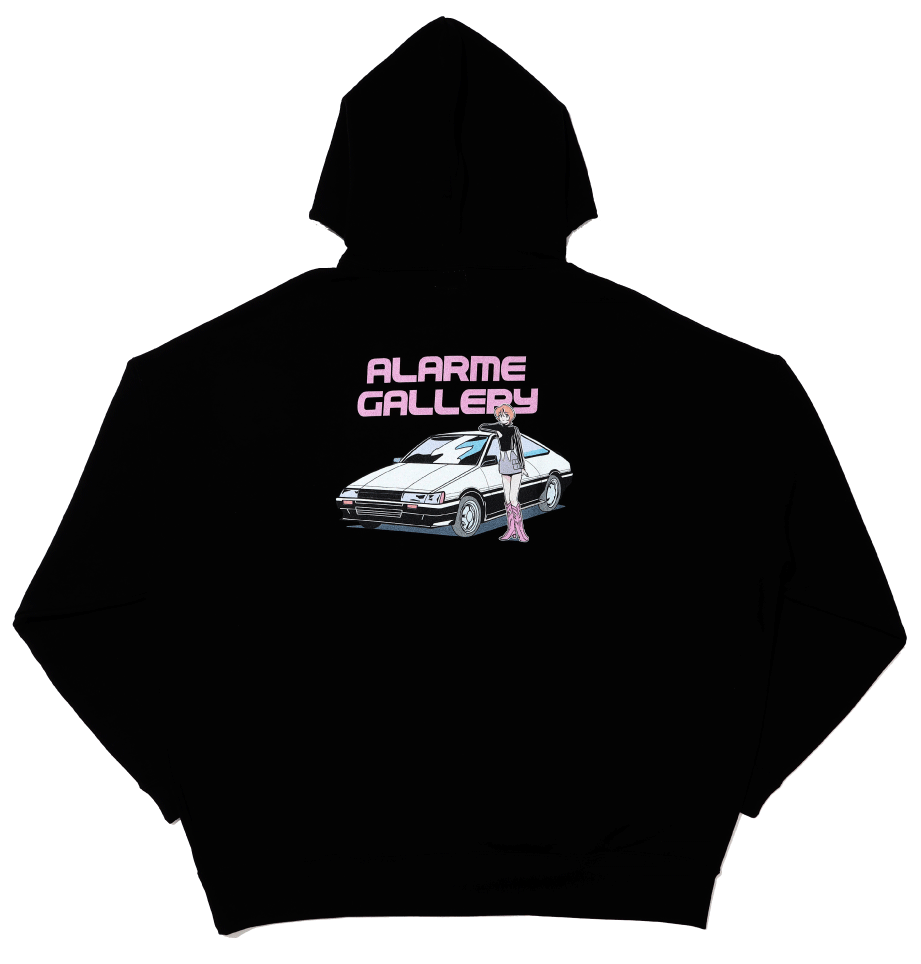 【受注生産】Car Color Print Hoodie(Oversized) / ALARME × TUESDAY